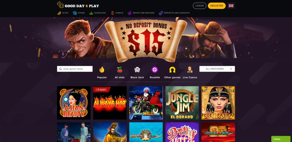 GDFPlay Casino – Create new account today and get $15 No Deposit Bonus