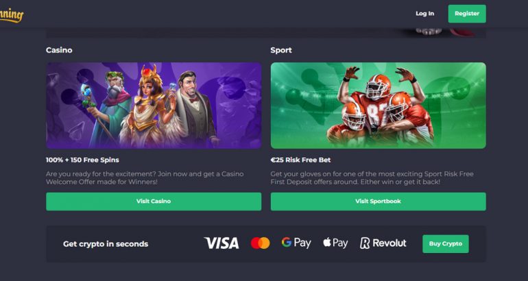 Winning Casino – Join now and get amazing €310 Welcome Bonus