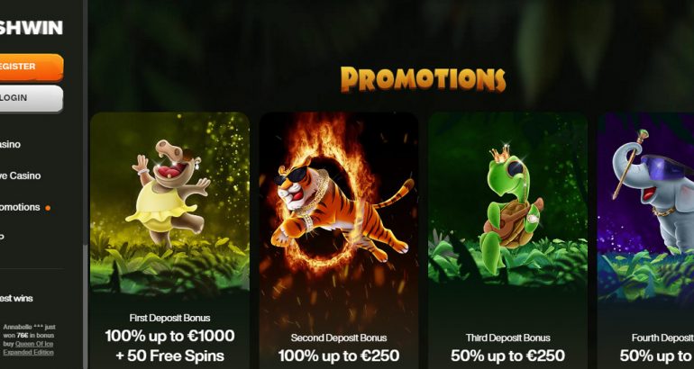 Spin the Reels and Win Big with Cashwin’s 50 Free Spins and 1750 EUR Welcome Bonus