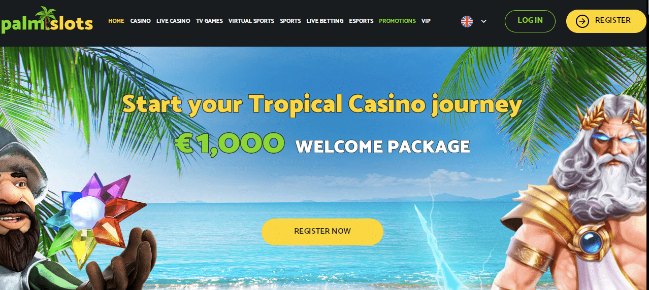 Claim Your Share of €1000 in Welcome Bonuses at PalmSlots!