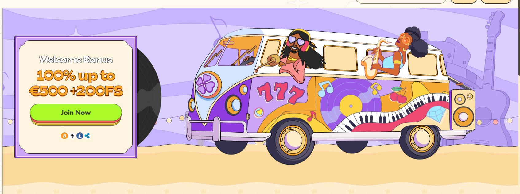 VinylCasino’s Vinyl Vibe: Dance with €500 Bonus and 200 Free Spins!